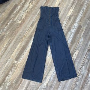 Boho Style Denim Jumpsuit, by Rachel Roy. Size 6